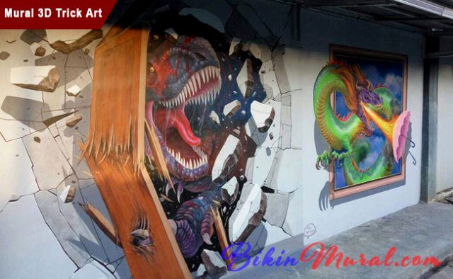 Mural 3D Trick Art